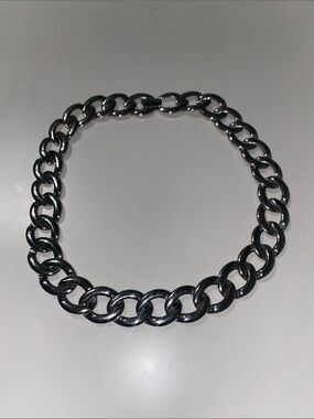Napier Vintage Silver Chunky Chain Necklace